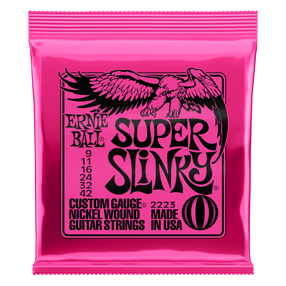 [CUER0003] Juego de cuerdas Ernie Ball 2223 Super Slinky para Guitarra Eléctrica