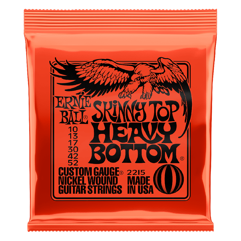 [CUER0047] Juego de cuerdas Ernie Ball 2215  Skinny Top Heavy Bottom Slinky Nickel para Guitarra Eléctrica