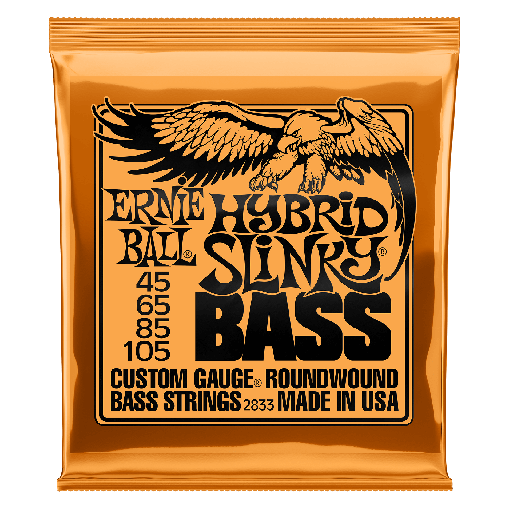 [CUER0006] Juego de cuerdas Ernie Ball 2833 Hybrid Slinky Nickel Wound para Bajo Eléctrico