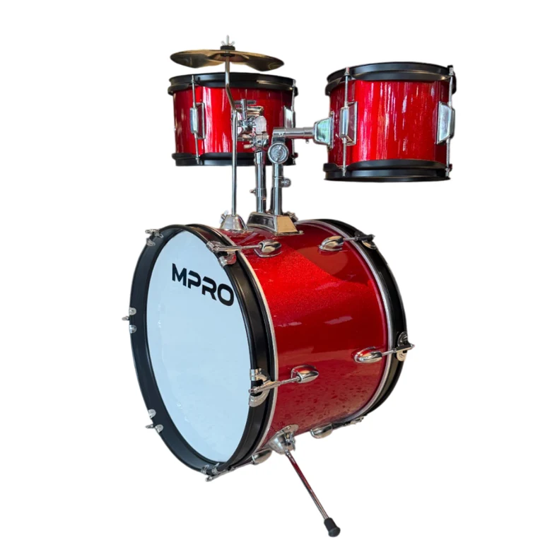 Batería Acústica Infantil MPRO Junior MK-304 (3 Piezas) - Roja