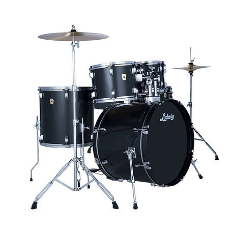 [BATE0001] Batería Acústica Ludwig Accent Drive 5 Piezas – Moon Dust Smoke (LC195C6DIR)